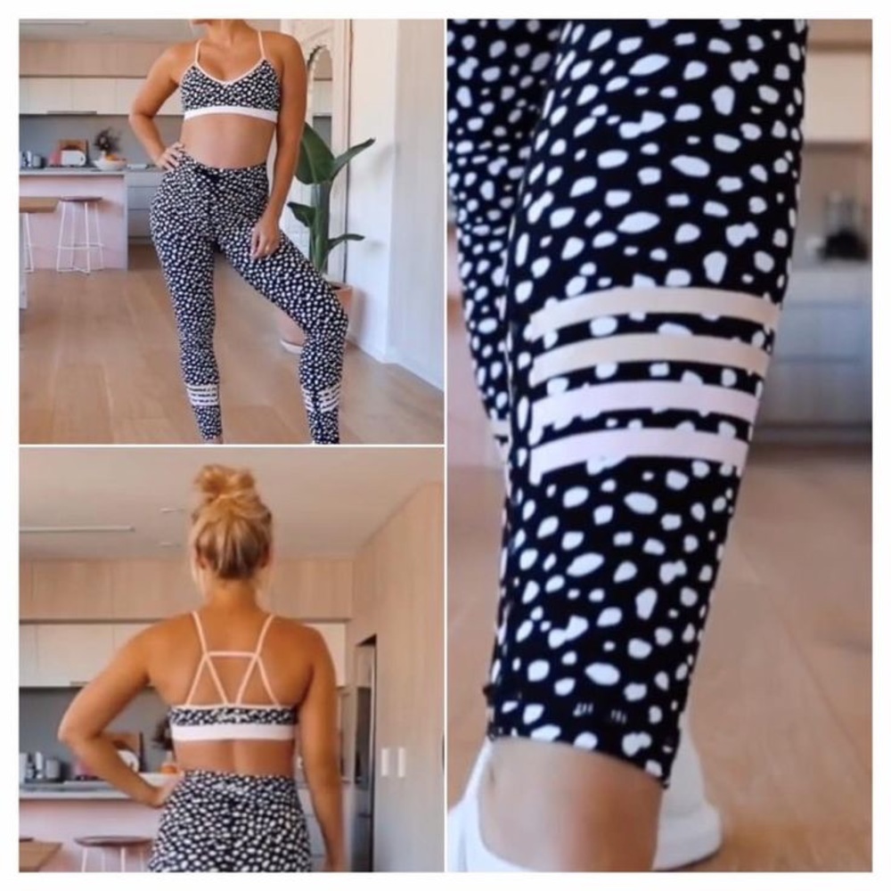 SET: Sarahs Day x White Fox Boutique activewear leggings and sports bra xs